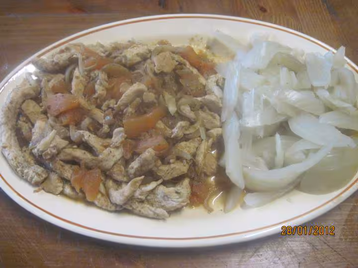 Emince de dinde au fenouil