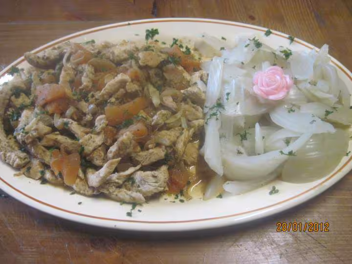 Emince de dinde au fenouil