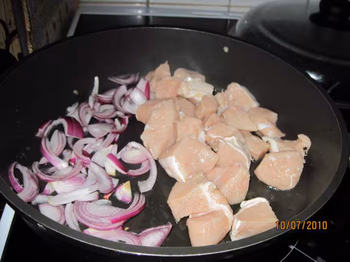 Emince de porc aux pommes de terre