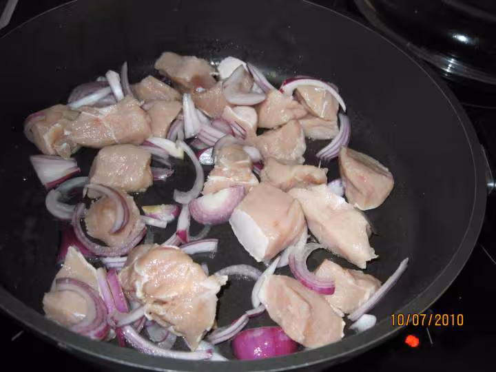 Emince de porc aux pommes de terre