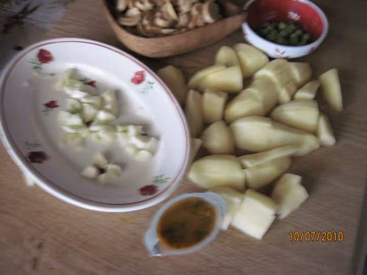Emince de porc aux pommes de terre