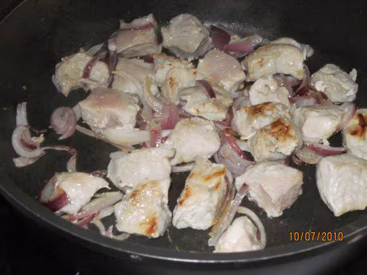 Emince de porc aux pommes de terre