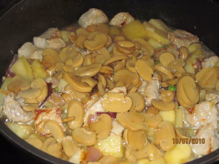 Emince de porc aux pommes de terre