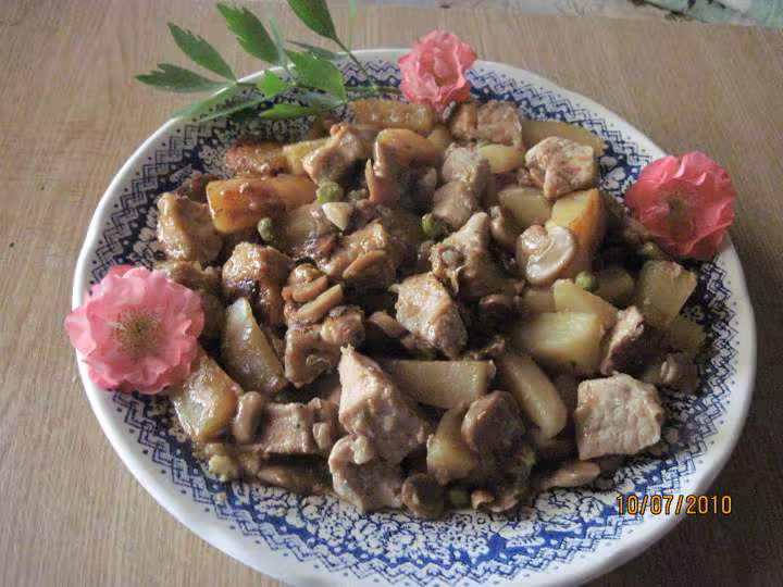 Emince de porc aux pommes de terre