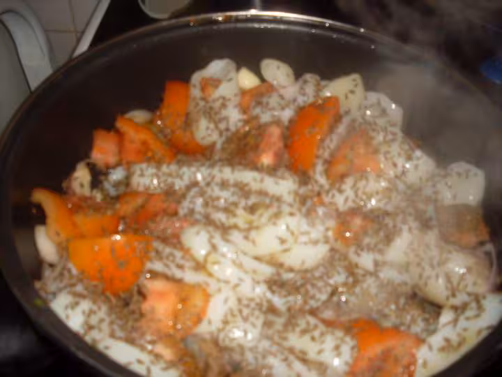 Encornets en sauce