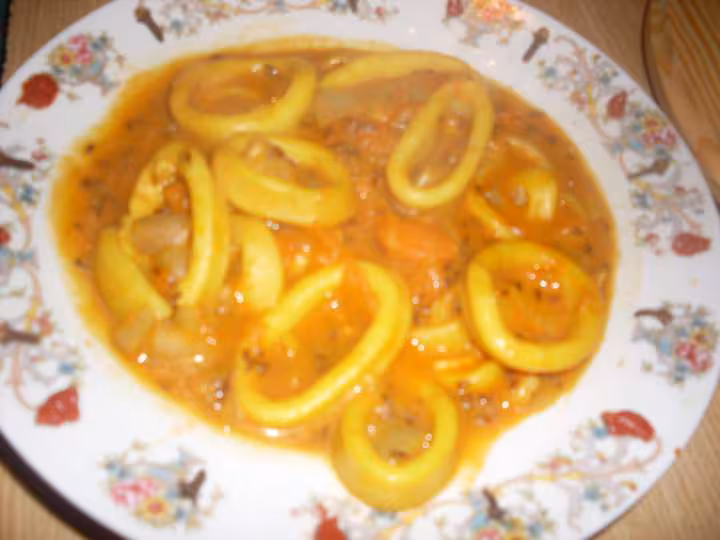 Encornets en sauce