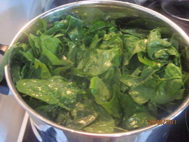 Epinards frais congeles