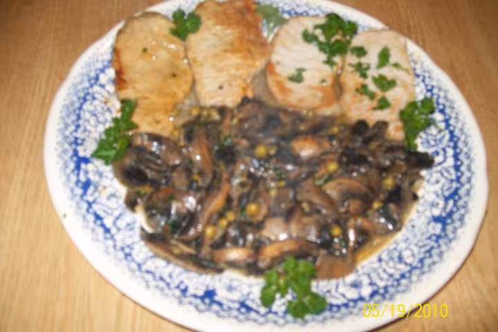 Escalopes aux champignons