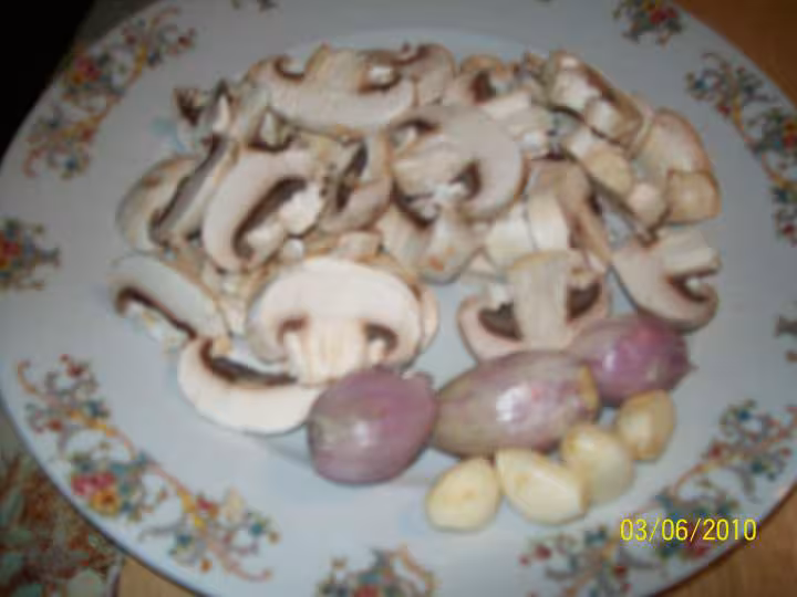 Escalopes aux champignons en sauce