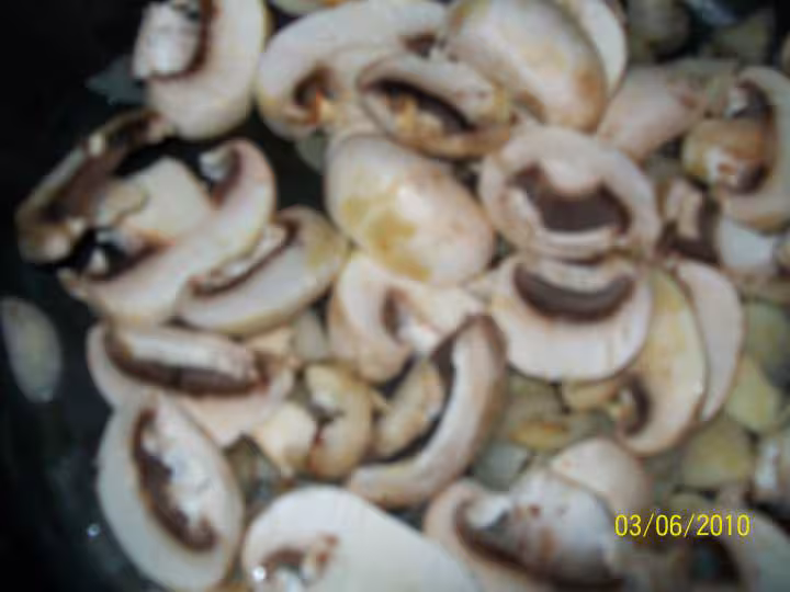 Escalopes aux champignons en sauce