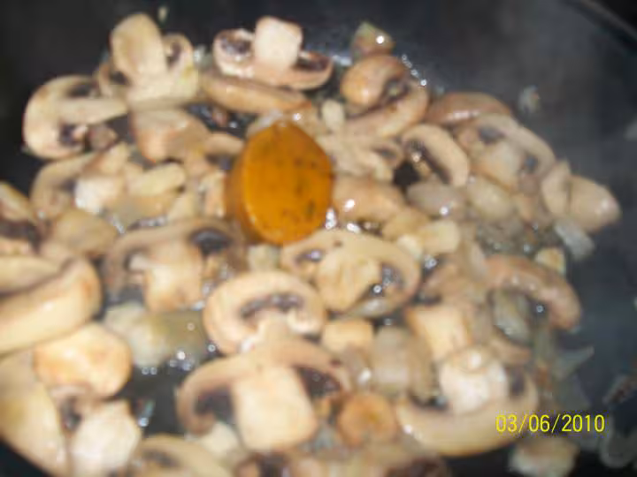 Escalopes aux champignons en sauce