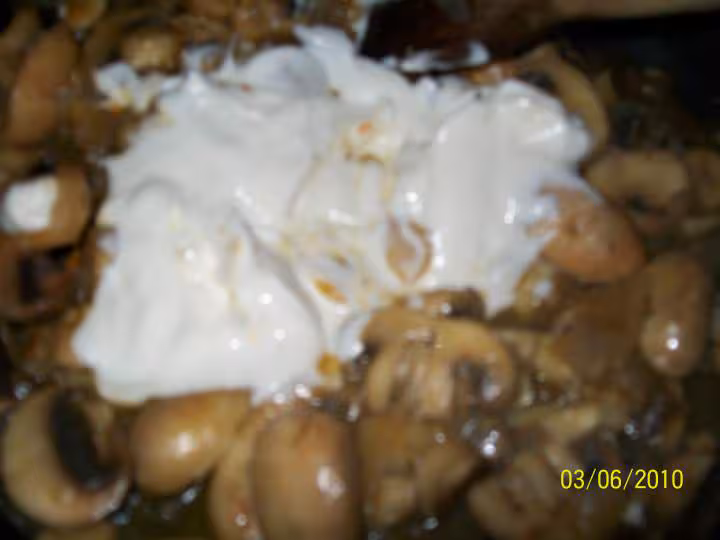 Escalopes aux champignons en sauce