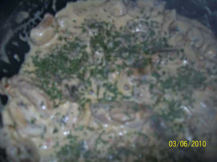 Escalopes aux champignons en sauce