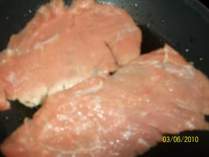 Escalopes aux champignons en sauce