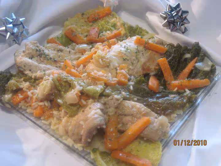 Escalopes de dinde au choux