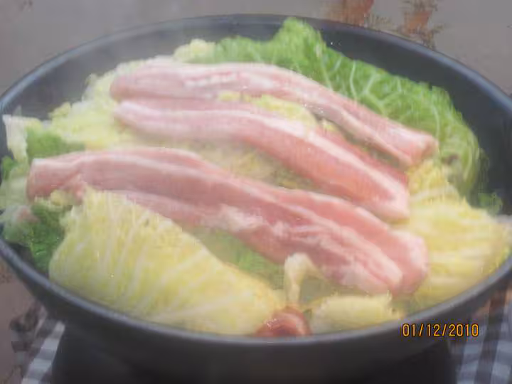 Escalopes de dinde au choux