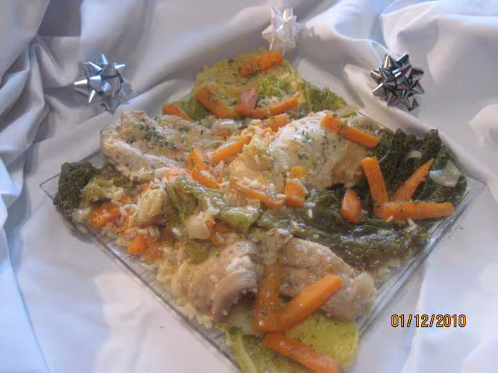 Escalopes de dinde au choux