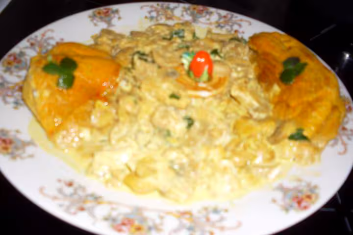 Escalopes de jambon au safran