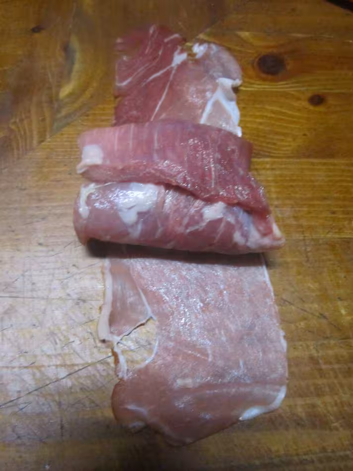 Escalopes de jambon garnies