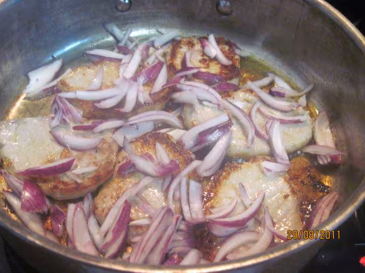 Escalopes de porc a la creme raz el hanout