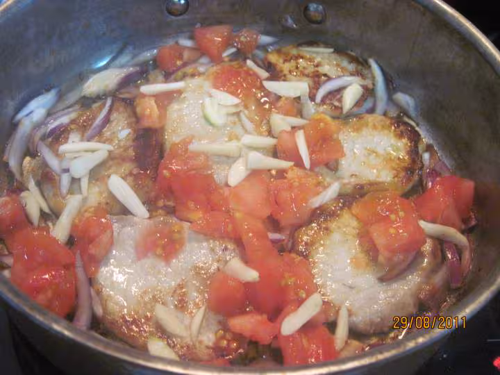 Escalopes de porc a la creme raz el hanout