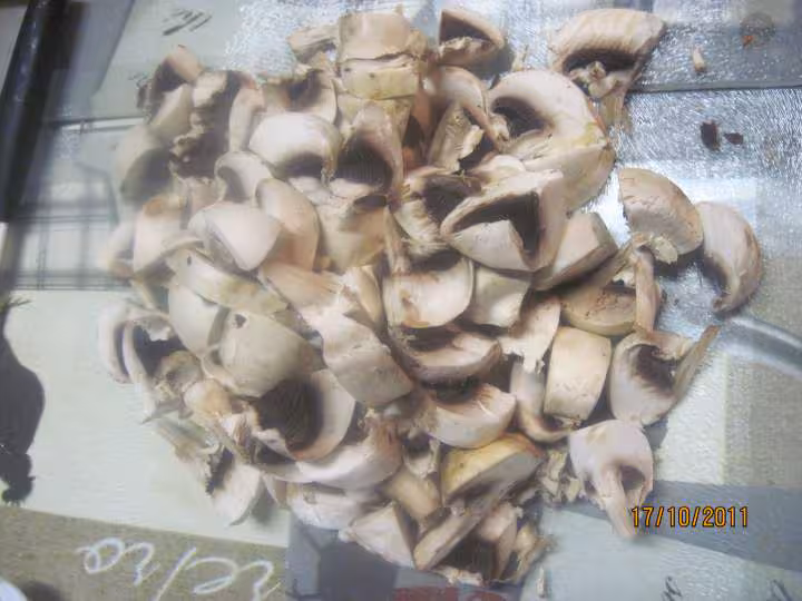 Escalopes de porc aux champignons a la creme fraiche