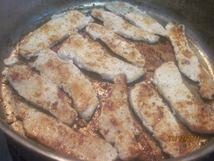 Escalopes de porc aux legumes de couscous