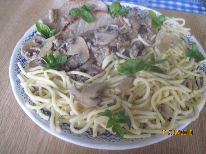 Escalopes de porc aux pate d alsace