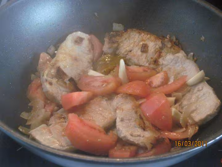 Escalopes de porc cuisinees un tournois d epices