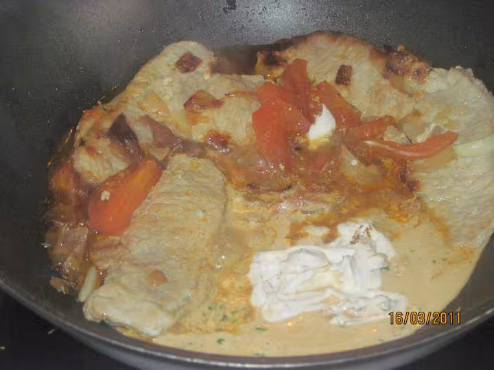 Escalopes de porc cuisinees un tournois d epices