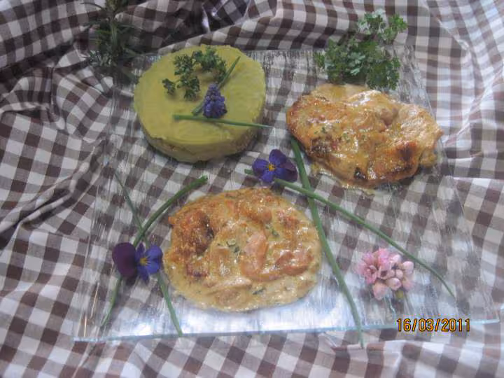 Escalopes de porc cuisinees un tournois d epices