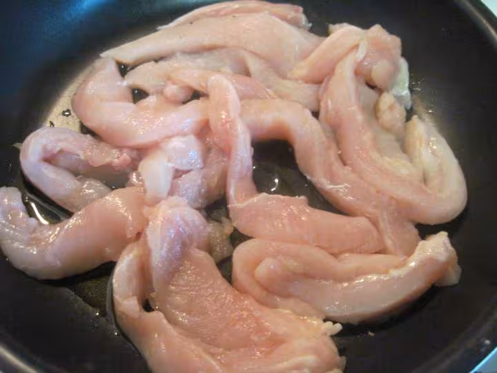 Escalopes de poulet a la sauce tomate