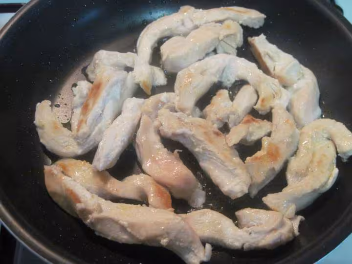 Escalopes de poulet a la sauce tomate