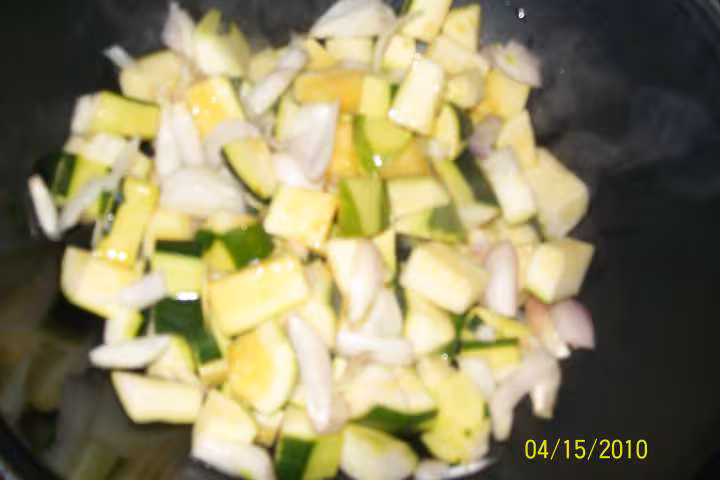 Escalopes de veau aux courgettes sautees
