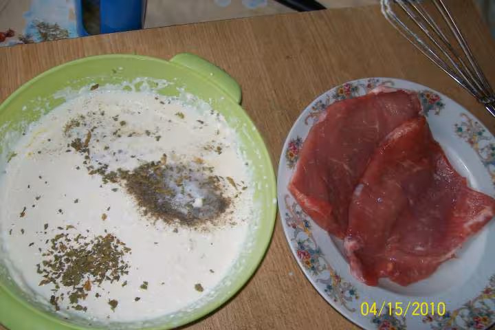 Escalopes de veau aux courgettes sautees