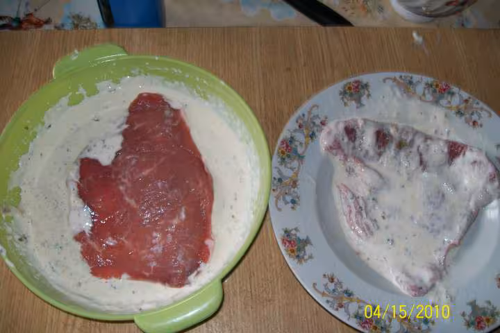 Escalopes de veau aux courgettes sautees
