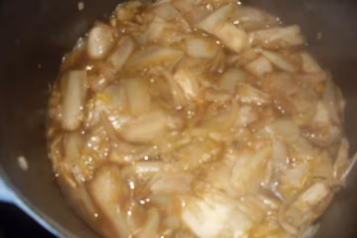 Etouffee aux endives