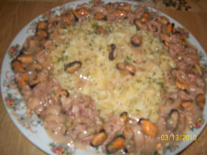 Farfalle aux fruits de mer