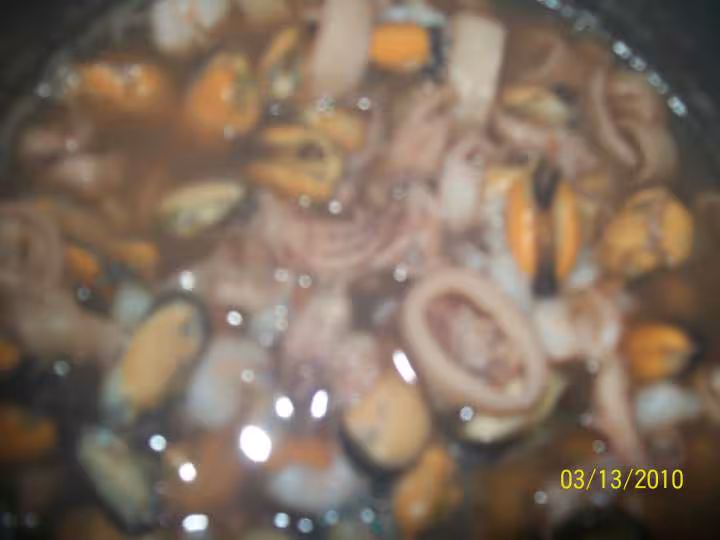 Farfalle aux fruits de mer