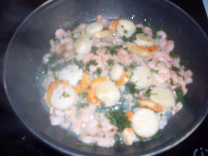 Farfalles aux fuits de mer