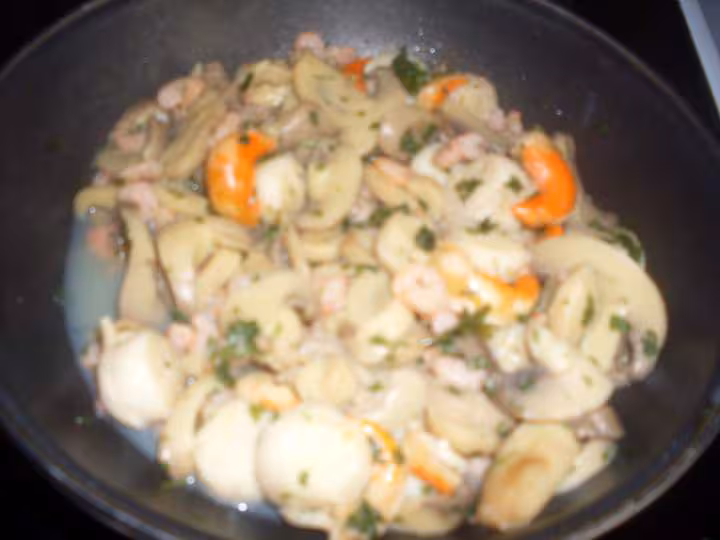 Farfalles aux fuits de mer