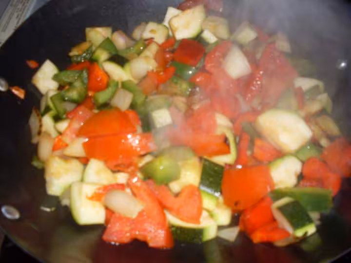 Farfalles aux legumes