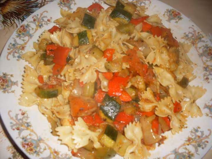 Farfalles aux legumes