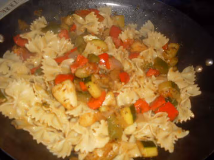 Farfalles aux legumes