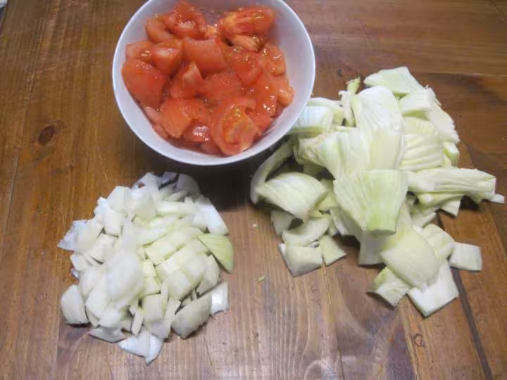 Fenouil au des de jambon