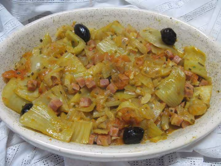 Fenouil au des de jambon