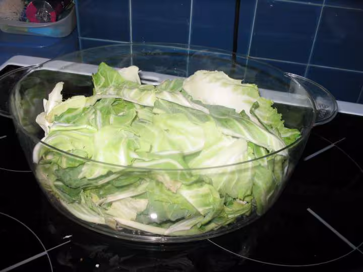 Feuilles choou fleur pour la soupe