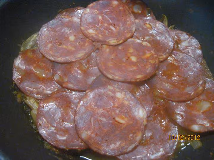 Feuilles d endives au chorizo