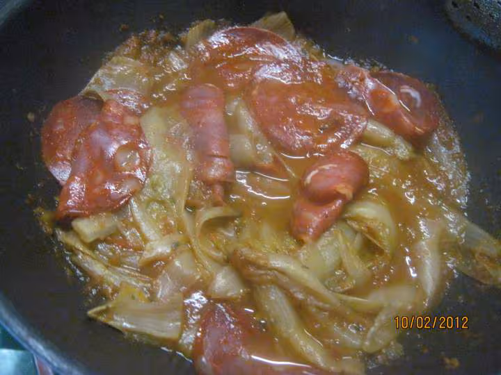 Feuilles d endives au chorizo