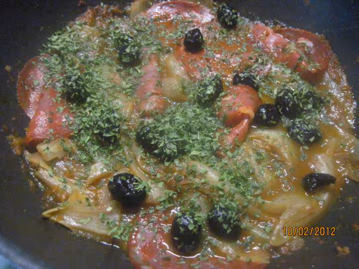 Feuilles d endives au chorizo